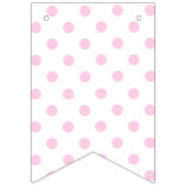 Bannière À Fanions Son une rayure de rose de baby shower de fille et (Troisième drapeau)