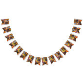 Bannière À Fanions sorcière assistant chatte lune bloomstick (Tout)