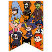 Bannière À Fanions sorcière assistant chatte lune bloomstick (Deuxième drapeau)