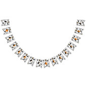 Bannière À Fanions sorcière assistant chatte lune bloomstick (Tout)