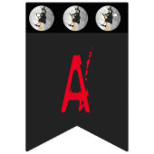 Bannière À Fanions Sorcière méchante à la Pleine lune (Troisième drapeau)