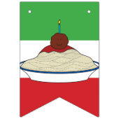 Bannière À Fanions Spaghetti & Meatball Monthly Milestone Banner (Deuxième drapeau)