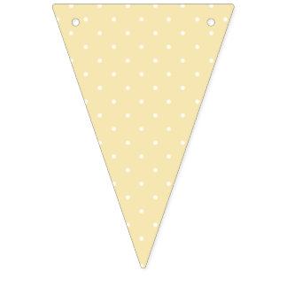 Bannière À Fanions Spring Polka Dots Mcro | Crème au beurre