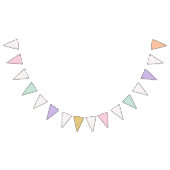 Bannière À Fanions Star Confetti (Pastel-Solids) (Tout)