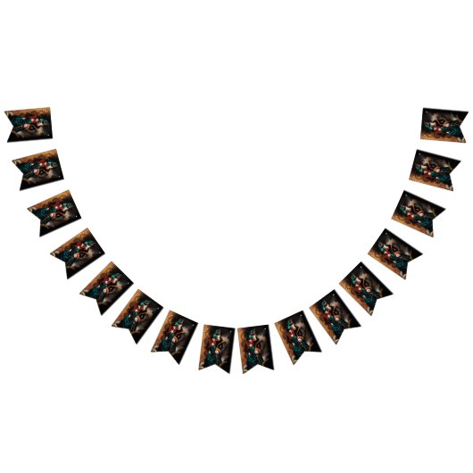 Bannière À Fanions Steampunk Victorian Elegance Mariage (Tout)