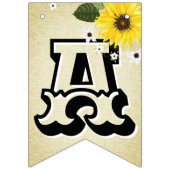 Bannière À Fanions Sunflower Baby Q (Troisième drapeau)