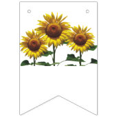Bannière À Fanions Sunflowers Forfaits Mariages peu coûteux (Premier drapeau)