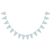 Bannière À Fanions Super Trippy Boho Hippie Kaleidoscope Abstrait (Tout)