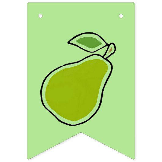 Bannière À Fanions Surprise de fruit (Troisième drapeau)