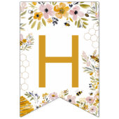 Bannière À Fanions Sweet Bee One First Birthday Banner (Deuxième drapeau)