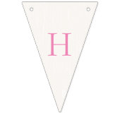 Bannière À Fanions Sweet Owl Anniversaire (Deuxième drapeau)