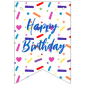 Bannière À Fanions Sweet Sprinkle thème de fête d'anniversaire (Deuxième drapeau)