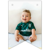 Bannière À Fanions Sweet Time Pastel Green Donut Anniversaire (Premier drapeau)