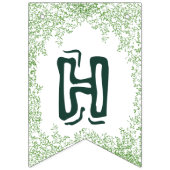 Bannière À Fanions T-Rex Dinosaur Jungle Joyeux anniversaire (Deuxième drapeau)