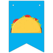 Bannière À Fanions Taco Anniversaire Fête Nourriture Mexicaine (Deuxième drapeau)