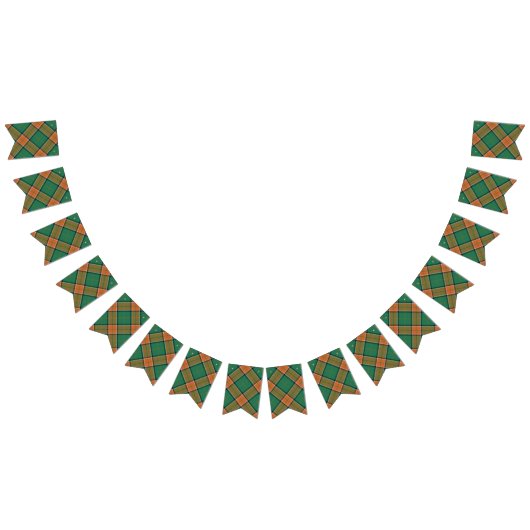 Bannière À Fanions Tartan écossais de colin de clan (Tout)