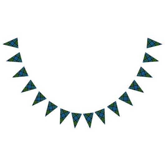 Bannière À Fanions Tartan écossais de Colquhoun de clan (Tout)