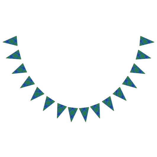 Bannière À Fanions Tartan écossais de Johnstone Johnston de clan (Tout)