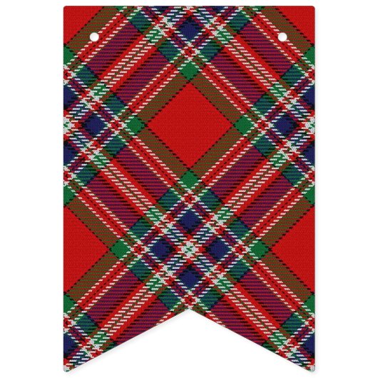 Bannière À Fanions Tartan écossais de MacFarlane de clan (Deuxième drapeau)