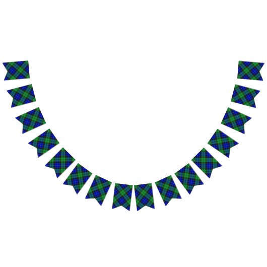 Bannière À Fanions Tartan écossais de MacKay de clan (Tout)