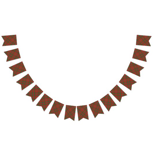 Bannière À Fanions Tartan écossais de MacKinnon de clan (Tout)