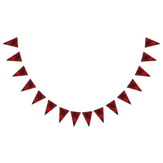 Bannière À Fanions Tartan écossais de MacQueen de clan (Tout)