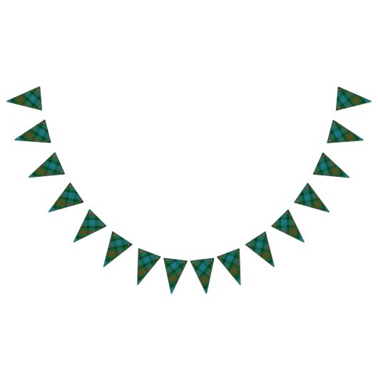 Bannière À Fanions Tartan écossais de Ross de clan (Tout)