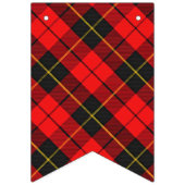 Bannière À Fanions Tartan écossais de Wallace de clan (Deuxième drapeau)