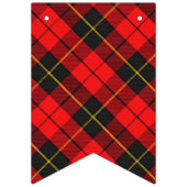 Bannière À Fanions Tartan écossais de Wallace de clan (Premier drapeau)