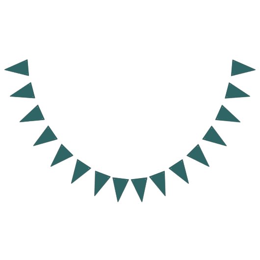 Bannière À Fanions Teal Transformateur (Tout)