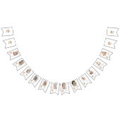 Bannière À Fanions Teddy Bear First Birthday Photo Party  (Tout)