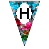 Bannière À Fanions Texture colorée (Deuxième drapeau)