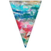 Bannière À Fanions Texture de crayons (Premier drapeau)