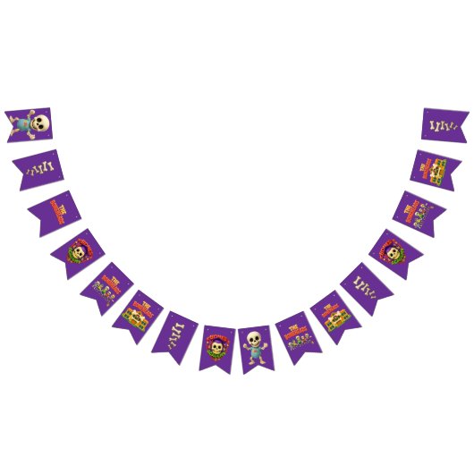 Bannière À Fanions The Boneheads™ Bones Academy™ Party Banner (Tout)