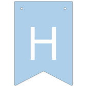 Bannière À Fanions Thème Chien Bleu Bonne fête d'anniversaire (Deuxième drapeau)