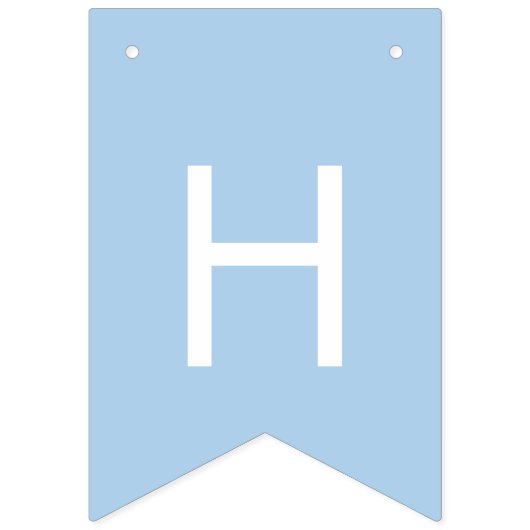 Bannière À Fanions Thème Chien Bleu Bonne fête d'anniversaire (Deuxième drapeau)