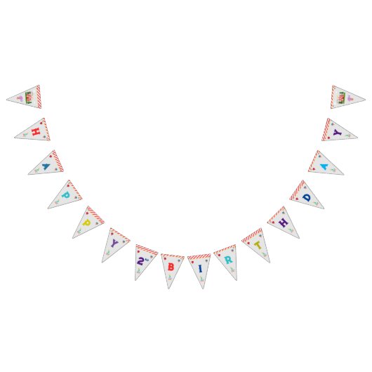 Bannière À Fanions Thème du cirque de la fête d'anniversaire des enfa (Tout)