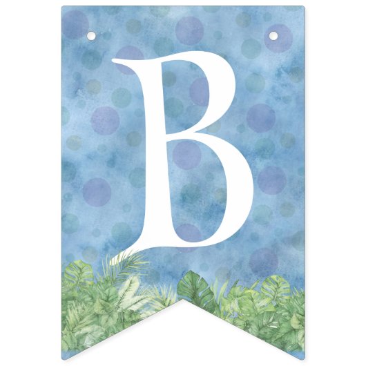 Bannière À Fanions Thème du moteur du train mignon (Deuxième drapeau)