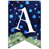 Bannière À Fanions Thème du moteur du train mignon (Premier drapeau)