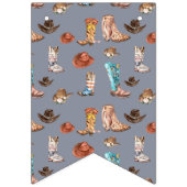 Bannière À Fanions Thème Rodeo | Anniversaire (Premier drapeau)