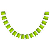 Bannière À Fanions Thème Tropical. Feuilles de bananes. (Tout)