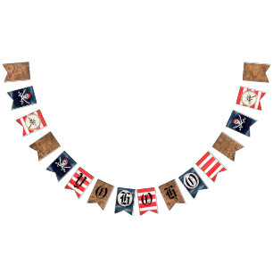 Bannière À Fanions Thème Yo Ho Pirate