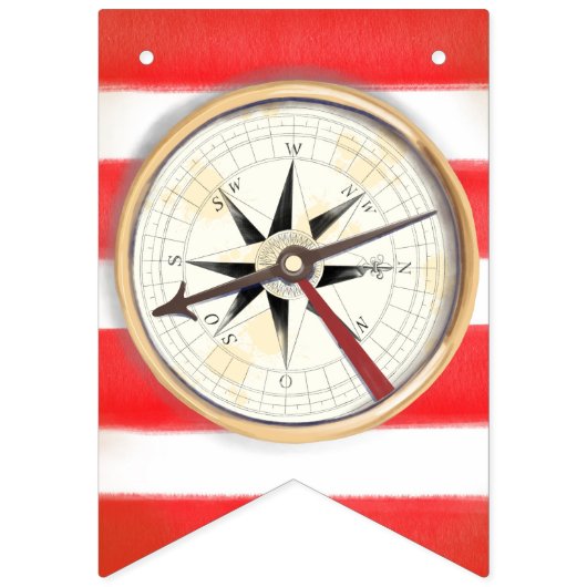 Bannière À Fanions Thème Yo Ho Pirate (Troisième drapeau)