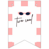 Bannière À Fanions Too Cool 2nd Birthday  (Premier drapeau)