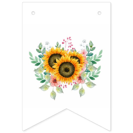 Bannière À Fanions Tournesol (Deuxième drapeau)