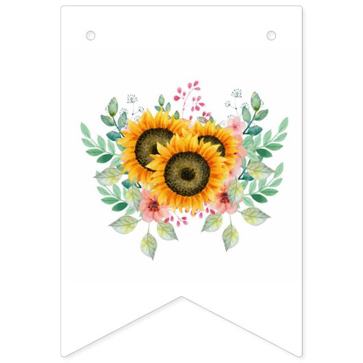 Bannière À Fanions Tournesol (Premier drapeau)