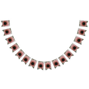 Bannière À Fanions Tournesol Rose Pâle