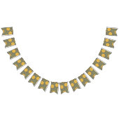 Bannière À Fanions Tournesol Vert Feuilles Jolies Fleurs naturelles (Tout)