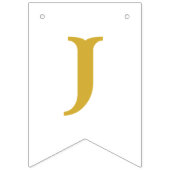 Bannière À Fanions "Tout juste mariés" (Deuxième drapeau)