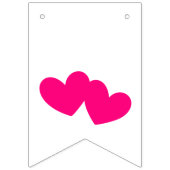 Bannière À Fanions "Tout juste mariés" (Premier drapeau)